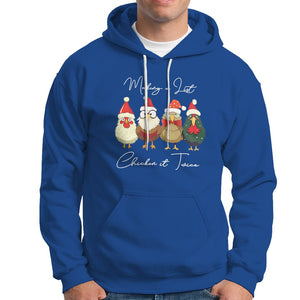 Christmas Hoodie Making A List Chicken It Twice Cute Santa Cuck TS09 Royal Blue Printyourwear