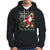 Christmas Hoodie Merry Swishmas Santa Baseketball Player TS09 Black Printyourwear