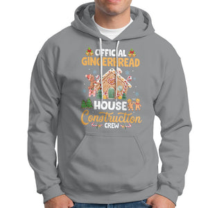 Christmas Hoodie Official Gingerbread House Construction Crew Decorating TS09 Sport Gray Printyourwear