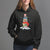 Christmas Hoodie Snowman Library Book Stack Winter Librarian TS09 Sky Printyourwear