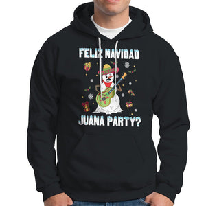 Christmas in Mexico Hoodie Feliz Navidad Juana Party Snowman Dancing TS09 Black Printyourwear