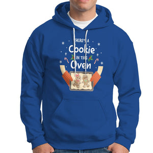 Christmas Pregnancy Gingerbread Baby Cookie In This Oven Hoodie TS09 Royal Blue Printyourwear