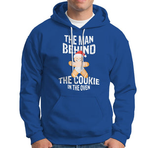 Christmas Pregnancy The Man Behind The Cookie In The Oven Gingerbread Baby Hoodie TS09 Royal Blue Printyourwear