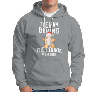 Christmas Pregnancy The Man Behind The Cookie In The Oven Gingerbread Baby Hoodie TS09 Sport Gray Printyourwear