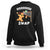 Christmas Sport Sweatshirt Volleyball Player Gingerbread Man Blocker Oh Snap TS09 Black Printyourwear