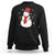 Christmas Sweatshirt Angry Snowman Funny Xmas TS09 Black Printyourwear