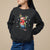 Christmas Sweatshirt Cute Parot Reindeer Santa Hat TS09 Charcoal Printyourwear