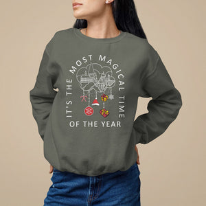 Christmas Sweatshirt It's The Most Magical Time Of The Year Dream Castle TS09 Printyourwear