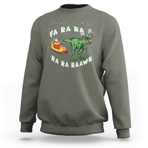 Christmas Sweatshirt Tree Rex Fa Ra Rawr T-Rex Dinosaur TS09 Printyourwear