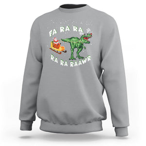 Christmas Sweatshirt Tree Rex Fa Ra Rawr T-Rex Dinosaur TS09 Printyourwear