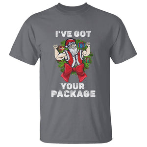 Christmas T Shirt I've Got Your Package Ugly Santa Gymer Gift TS09 Charcoal Printyourwear