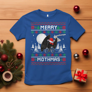 Christmas T Shirt Merry Mothmas Santa Mothman Xmas Night TS09 Royal Blue Printyourwear