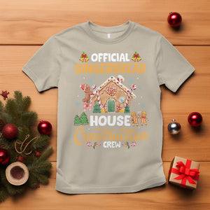 Christmas T Shirt Official Gingerbread House Construction Crew Decorating TS09 Sand Printyourwear