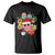 Christmas T Shirt Retro Groovy Xmas Tree Eye Face Reindeer Snowman Efl TS09 Black Printyourwear