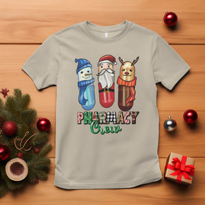 Christmas T Shirt Snowman Reindeer Santa Pharmacy Crew TS09 Sand Printyourwear