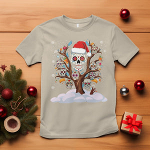 Christmas T Shirt Sugar Skull On Tree Funny Xmas TS09 Sand Printyourwear