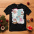 Christmas T Shirt Vintage Pink Santa Claus Ho Ho Ho TS09 Black Printyourwear