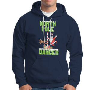 Christmas Hoodie North Pole Dancer Reindeer Santa Ugly Xmas TS09 Navy Printyourwear