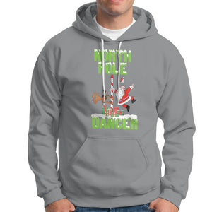 Christmas Hoodie North Pole Dancer Reindeer Santa Ugly Xmas TS09 Sport Gray Printyourwear