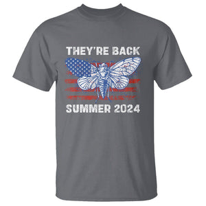 Cicada Invasion U.S Tour They're Back Summer 2024 T Shirt TS09 Charcoal Print Your Wear