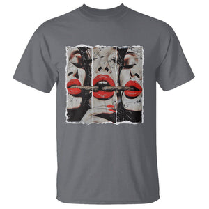 Cigar Lover T Shirt Roll It Lick It Smoke It Pretty Lady Smoking Smoker TS09 Charcoal Print Your Wear