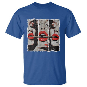 Cigar Lover T Shirt Roll It Lick It Smoke It Pretty Lady Smoking Smoker TS09 Royal Blue Print Your Wear