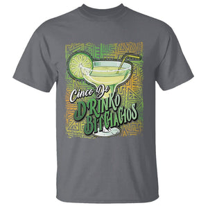 Cinco De Drinko Bitchachos Funny Mexican Party T Shirt TS09 Charcoal Printyourwear