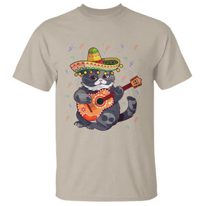 Cinco De Mayo Cat T Shirt Playing Huichoi Cute Sombrero Hat TS11 Sand Print Your Wear