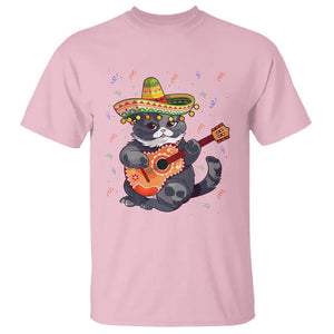 Cinco De Mayo Cat T Shirt Playing Huichoi Cute Sombrero Hat TS11 Light Pink Print Your Wear