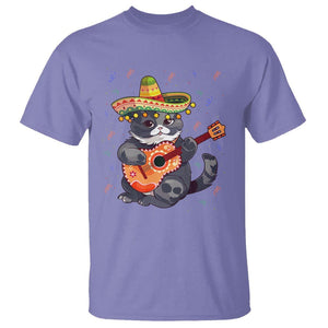 Cinco De Mayo Cat T Shirt Playing Huichoi Cute Sombrero Hat TS11 Violet Print Your Wear