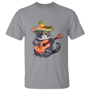 Cinco De Mayo Cat T Shirt Playing Huichoi Cute Sombrero Hat TS11 Sport Gray Print Your Wear