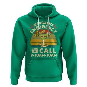 Cinco De Mayo Drinking Hoodie Margarita Emergency Call 9 Juan Juan TS09 Irish Green Printyourwear