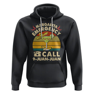 Cinco De Mayo Drinking Hoodie Margarita Emergency Call 9 Juan Juan TS09 Black Printyourwear