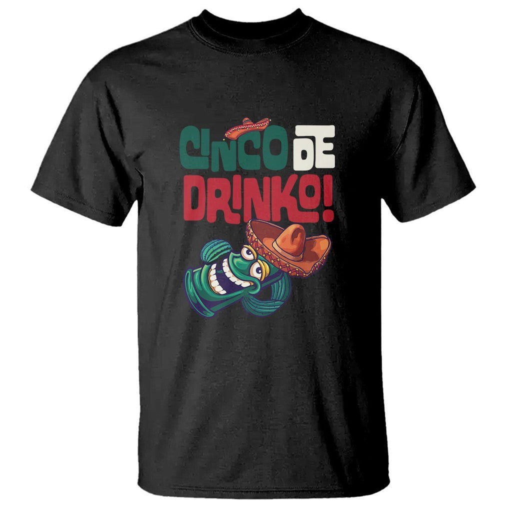 Cinco De Mayo Drinko Funny Drinking Mexican Party T Shirt TS09 Black Printyourwear