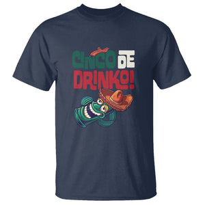 Cinco De Mayo Drinko Funny Drinking Mexican Party T Shirt TS09 Navy Printyourwear