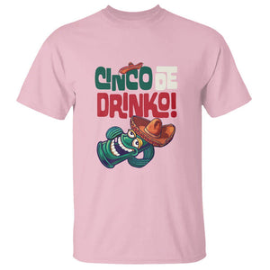 Cinco De Mayo Drinko Funny Drinking Mexican Party T Shirt TS09 Light Pink Printyourwear