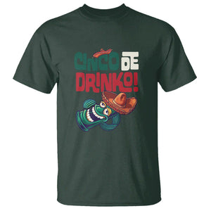 Cinco De Mayo Drinko Funny Drinking Mexican Party T Shirt TS09 Dark Forest Green Printyourwear