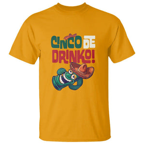 Cinco De Mayo Drinko Funny Drinking Mexican Party T Shirt TS09 Gold Printyourwear