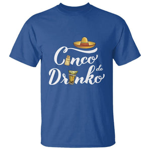 Cinco De Mayo Funny Drinking T Shirt Cinco De Drinko Men Women Tequila TS11 Royal Blue Print Your Wear