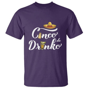 Cinco De Mayo Funny Drinking T Shirt Cinco De Drinko Men Women Tequila TS11 Purple Print Your Wear