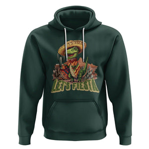 Cinco De Mayo Hoodie Let's Fiesta Mexican Dinosaur Toddler Boys TS09 Dark Forest Green Printyourwear