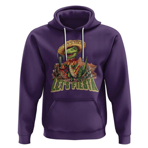 Cinco De Mayo Hoodie Let's Fiesta Mexican Dinosaur Toddler Boys TS09 Purple Printyourwear