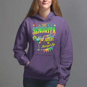 Cinco De Mayo Hoodie This Senorita Needs A Margarita Funny Drinking TS09 Purple Printyourwear