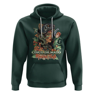 Cinco De Mayo Mexican Fiesta Aztec Hoodie TS09 Dark Forest Green Printyourwear