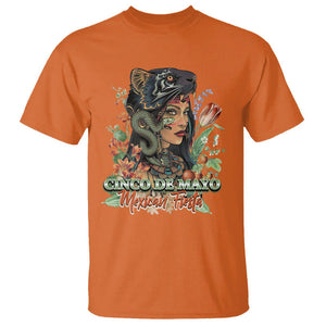 Cinco De Mayo Mexican Fiesta Aztec T Shirt TS09 Orange Printyourwear