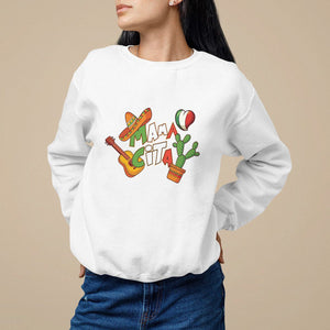 Cinco De Mayo Sweatshirt Mamacita Family Matching Mexican Mom TS09 White Printyourwear