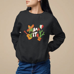 Cinco De Mayo Sweatshirt Mamacita Family Matching Mexican Mom TS09 Black Printyourwear