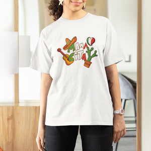 Cinco De Mayo T Shirt For Women Mamacita Family Matching Mexican Mom TS09 White Printyourwear