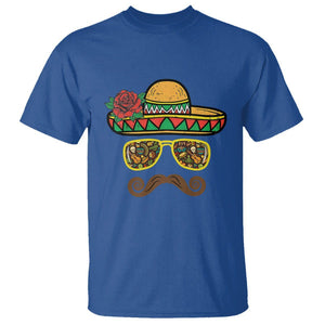 Cinco De Mayo T Shirt Funny Sombrero Face Fiesta Party Mexico Costume TS11 Royal Blue Print Your Wear