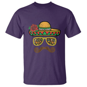 Cinco De Mayo T Shirt Funny Sombrero Face Fiesta Party Mexico Costume TS11 Purple Print Your Wear